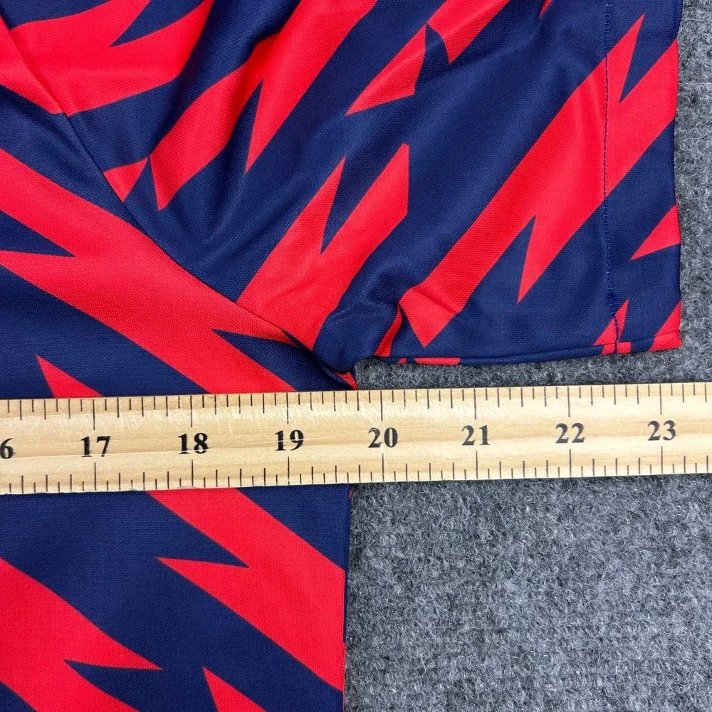 Nike USWNT Jersey Mens M Red Blue Dri Fit 2023 USA Soccer Academy Pro Pre-Match - Picture 10 of 14